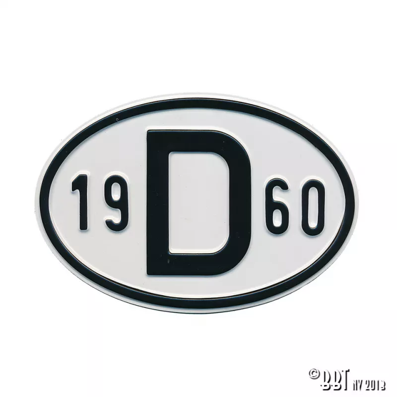 Plaquette D 1960 YOUNG PARTS 0499-460