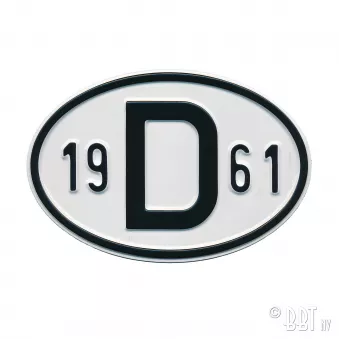 Plaquette D 1961 YOUNG PARTS 0499-461