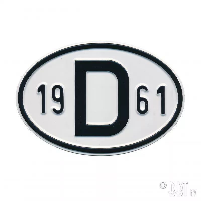 Plaquette D 1961 YOUNG PARTS 0499-461