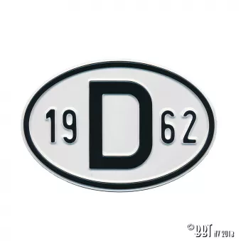 Plaquette D 1962 YOUNG PARTS 0499-462