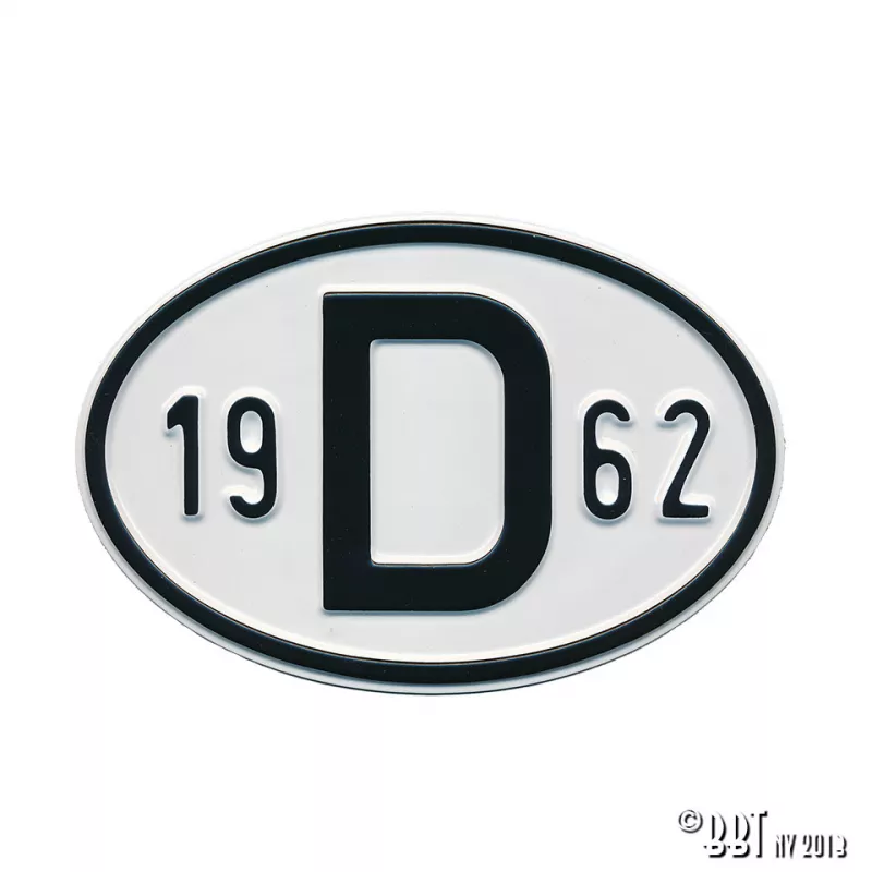 Plaquette D 1962 YOUNG PARTS 0499-462