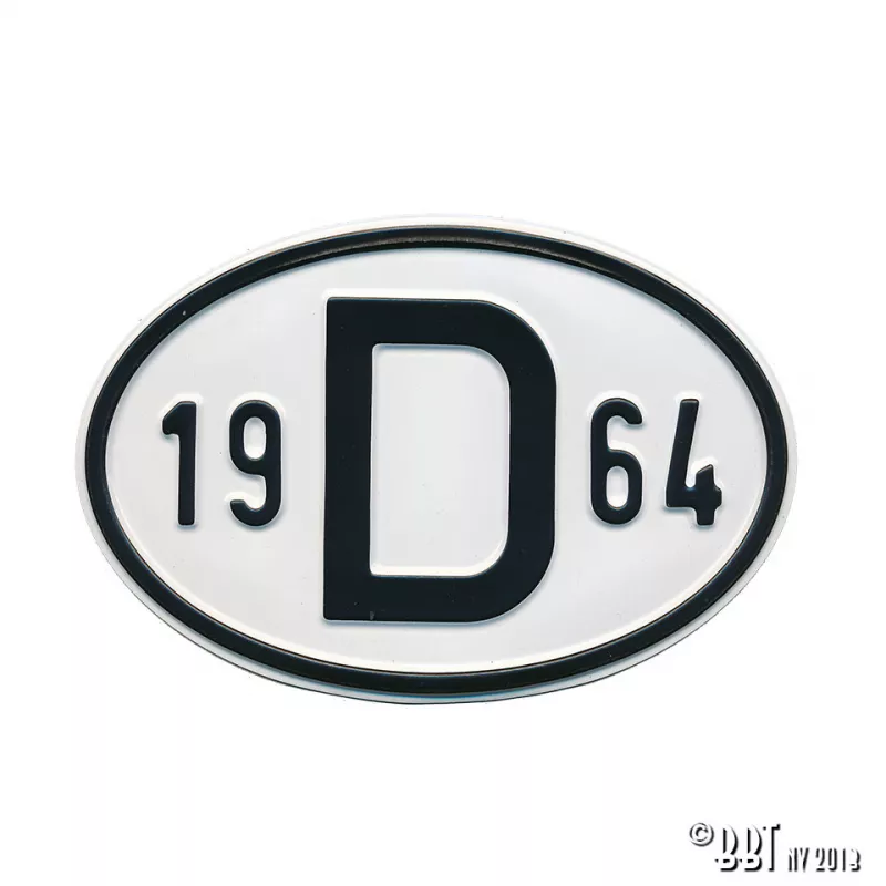 Plaquette D 1964 YOUNG PARTS 0499-464