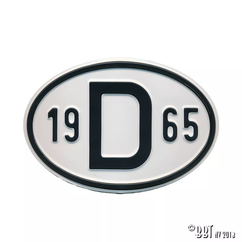 Plaquette D 1965 YOUNG PARTS 0499-465