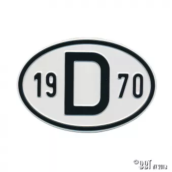 Plaquette D 1970 YOUNG PARTS 0499-470