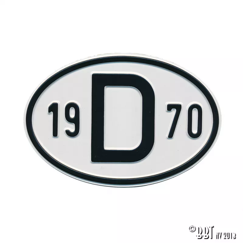 Plaquette D 1970 YOUNG PARTS 0499-470