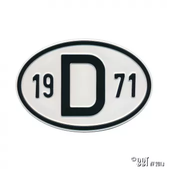 Plaquette D 1971 YOUNG PARTS 0499-471