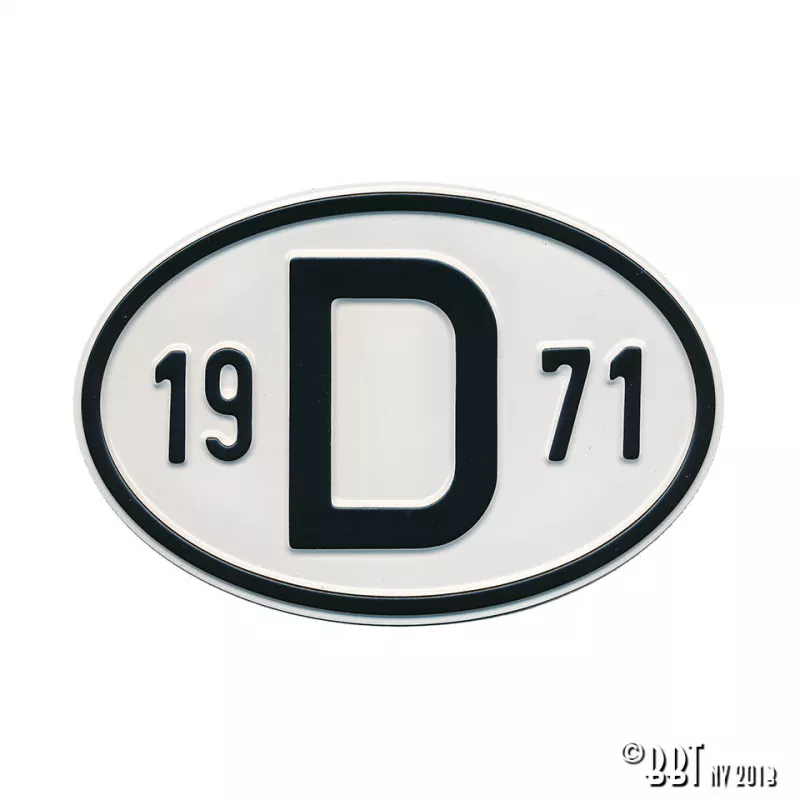 Plaquette D 1971 YOUNG PARTS 0499-471