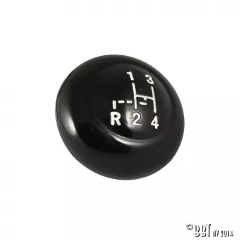Bouton levier de vitesse 10mm Noir - Vintage Speed YOUNG PARTS 0514-705