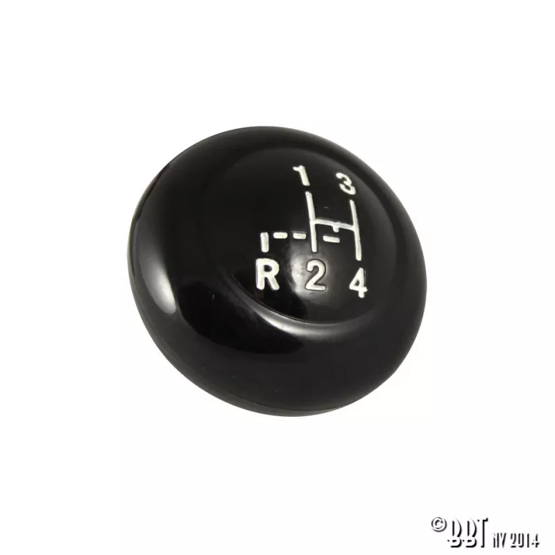 Bouton levier de vitesse 10mm Noir - Vintage Speed YOUNG PARTS 0514-705