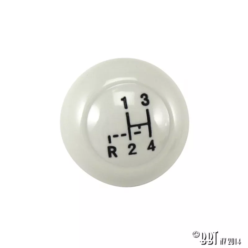 Bouton levier de vitesse 7mm Gris - Vintage Speed YOUNG PARTS 0514-72