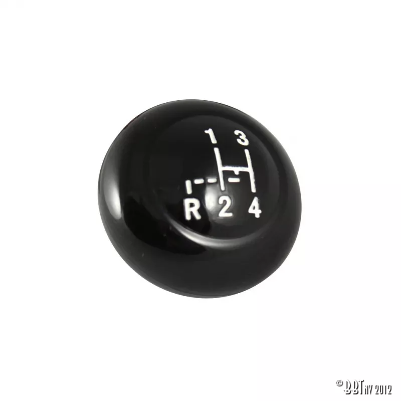 Bouton levier de vitesse 7mm Noir - Vintage Speed YOUNG PARTS 0514-730