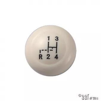 Bouton levier de vitesse 12mm ivoire - Vintage Speed YOUNG PARTS 0514-755