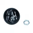 Bouton levier de vitesse 12mm noir - Vintage Speed YOUNG PARTS 0514-756 - Visuel 1