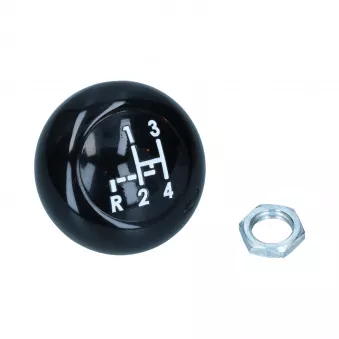 Bouton levier de vitesse 12mm noir - Vintage Speed YOUNG PARTS 0514-756
