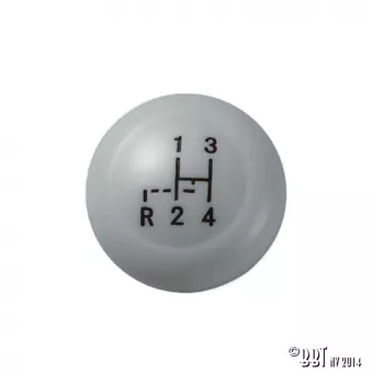 Bouton levier de vitesse 12mm gris - Vintage Speed YOUNG PARTS 0514-757
