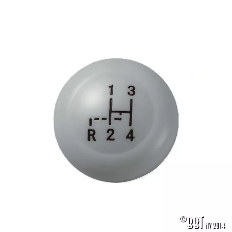 Bouton levier de vitesse 12mm gris - Vintage Speed YOUNG PARTS 0514-757