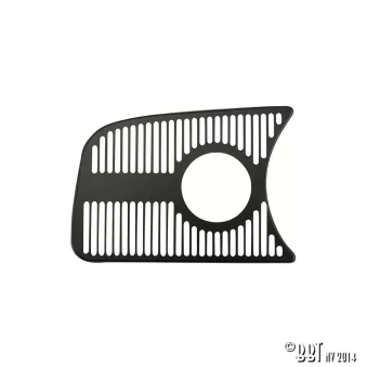 Grill dans dash pour 1 instrument 52mm gauche, noir YOUNG PARTS 0525-610