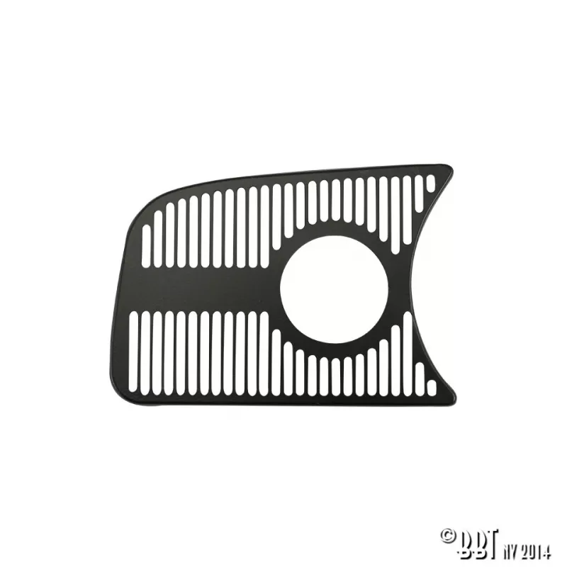 Grill dans dash pour 1 instrument 52mm gauche, noir YOUNG PARTS 0525-610