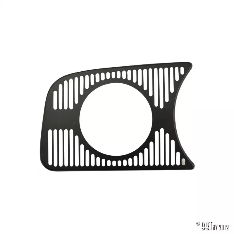 Grill dans dash pour 1 instrument 80mm gauche, noir YOUNG PARTS 0525-611