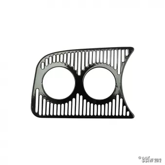 Grill dans dash pour 2 instruments 52mm gauche, noir YOUNG PARTS
