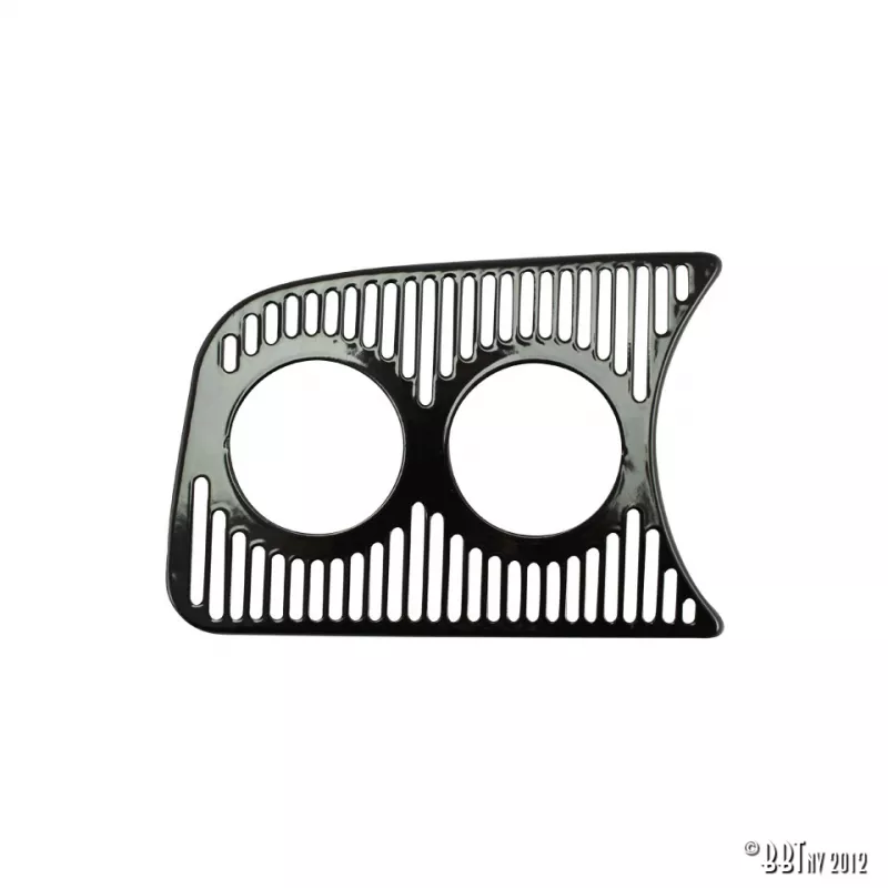 Grill dans dash pour 2 instruments 52mm gauche, noir YOUNG PARTS 0525-612