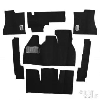 Kit moquette, Cox, noir YOUNG PARTS 0530