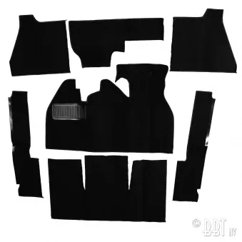 Kit moquette, Cox, noir YOUNG PARTS 0536