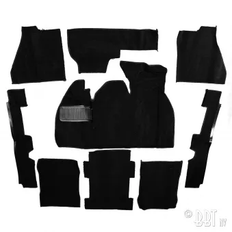 Kit moquette, Cox, noir YOUNG PARTS 0537
