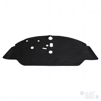 Tapis de sol avant en caoutchouc (noir) YOUNG PARTS 0538-56