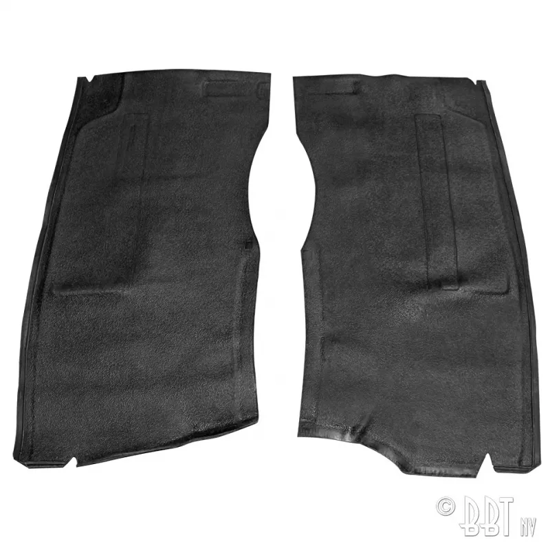Tapis de sol en caoutchouc pour sièges avant (noir) YOUNG PARTS 0538-60