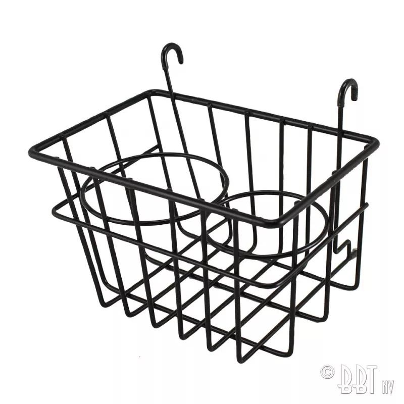 Panier de rangement avec porte-gobelets, noir YOUNG PARTS 0548-210