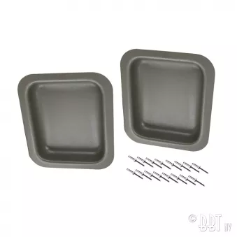 Bac panneaux de porte avant, PVC, gris, par pair YOUNG PARTS 0552-010