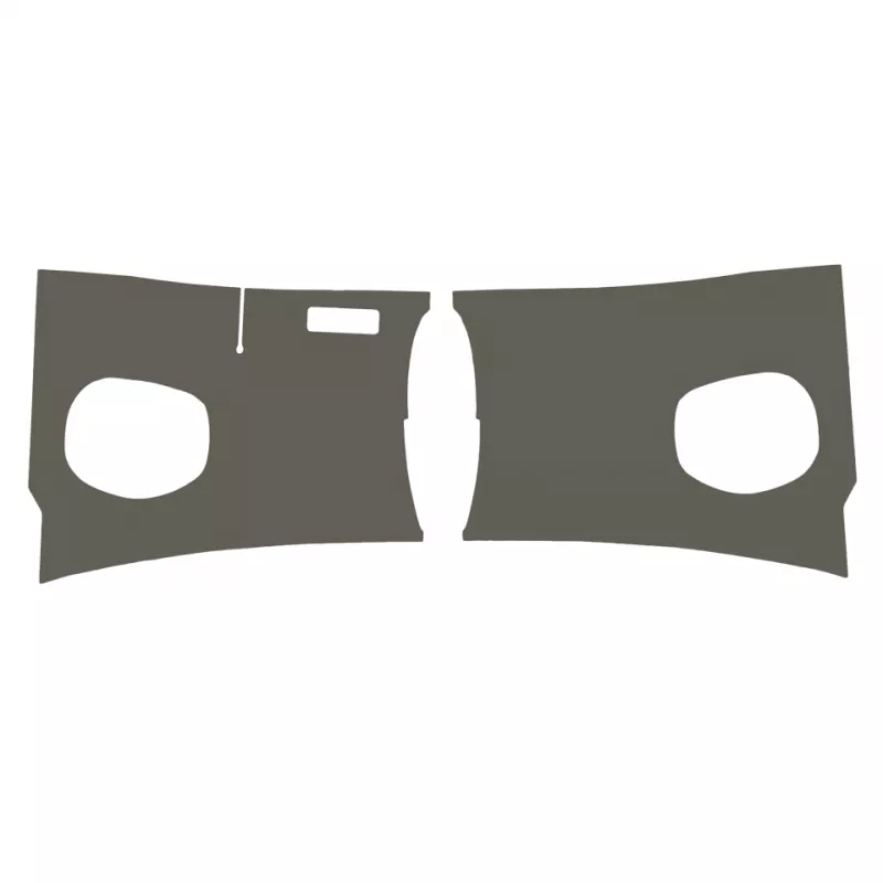 Panneaux plastiquex gris, devant les pieds, par paire YOUNG PARTS 0552-055