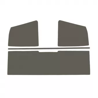 Panneaux protection ciel de toit, pick-up simple cabine, plastiquex gris YOUNG PARTS 0552-110