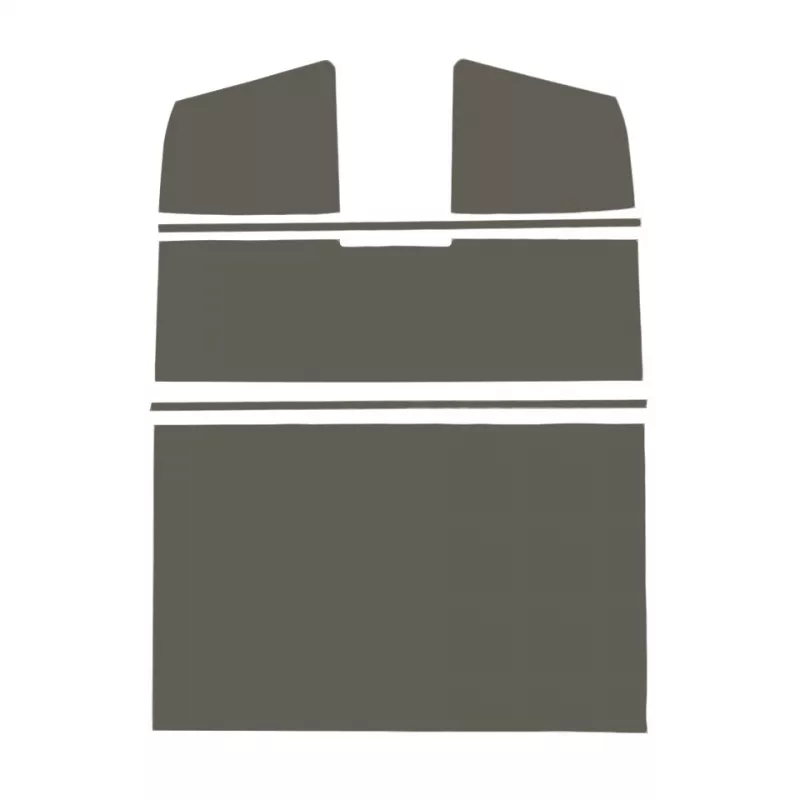 Panneaux protection ciel de toit, pick-up double cabine, plastiquex gris YOUNG PARTS 0552-120