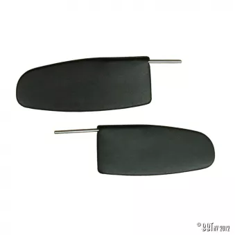Pare-soleil, gauche et droite, noir YOUNG PARTS 0556-03