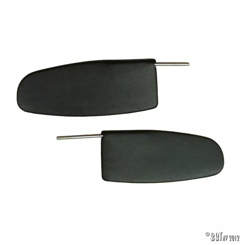 Pare-soleil, gauche et droite, noir YOUNG PARTS 0556-03