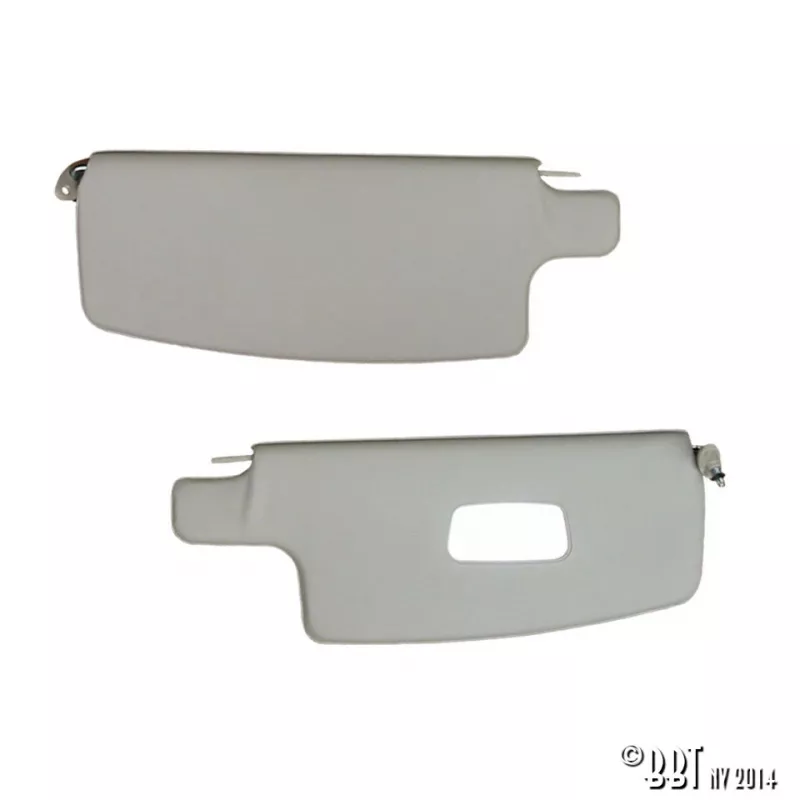 Pare-soleil, gauche et droite, blanc, avec mirroir YOUNG PARTS 0556-20