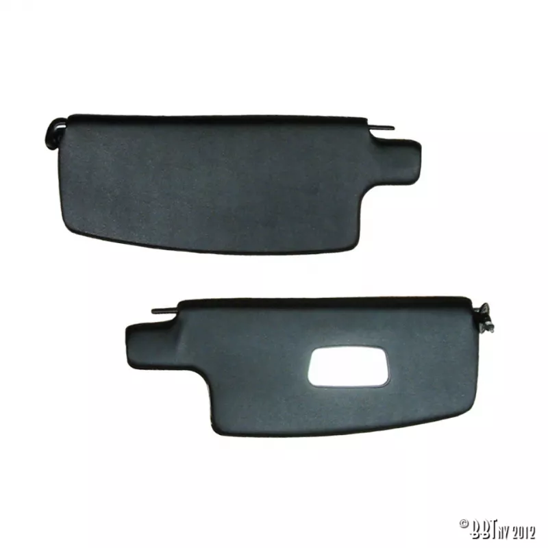 Pare-soleil, gauche et droite, noir, avec mirroir YOUNG PARTS 0556-23