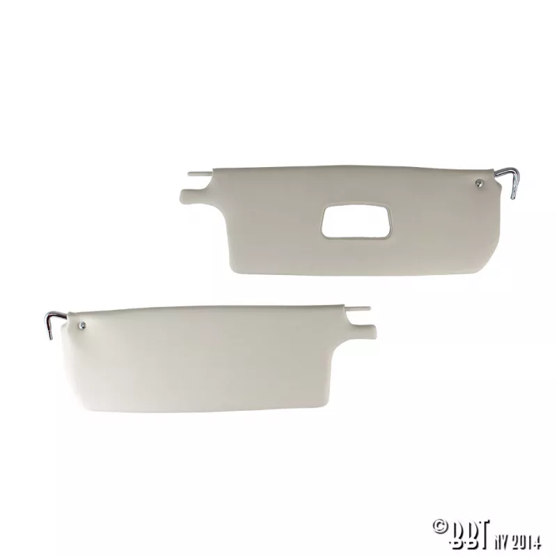 Pare-soleil, cabrio, gauche et droite, blanc YOUNG PARTS 0557-01