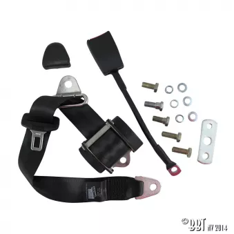 Ceinture universelle, à enrouleur - noire YOUNG PARTS 0573