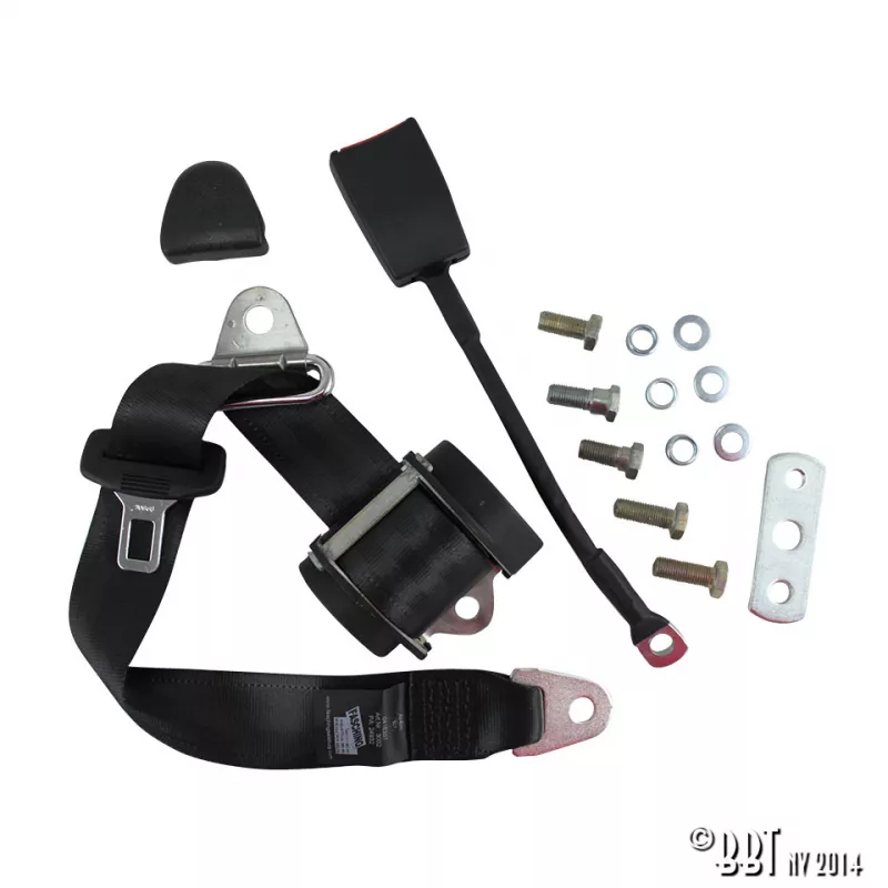 Ceinture universelle, à enrouleur - noire YOUNG PARTS 0573