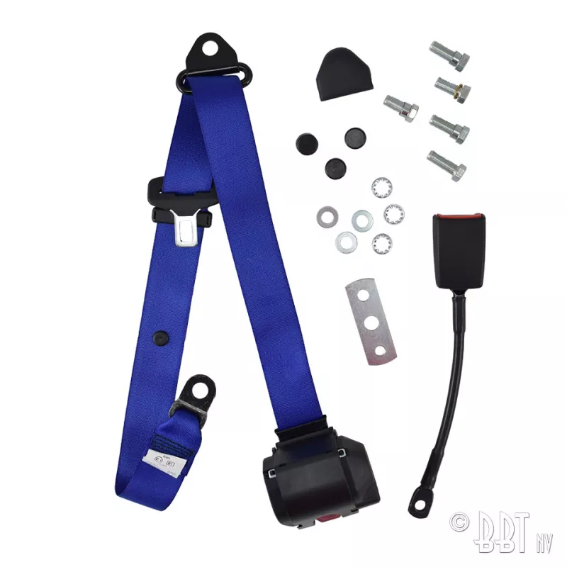 Ceinture universelle, à enrouleur - bleue, A l'unité YOUNG PARTS 0573-02