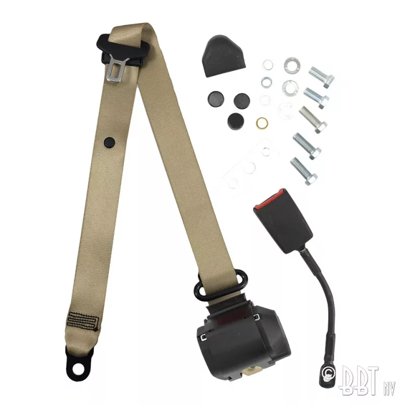 Ceinture universelle, à enrouleur - beige, A l'unité YOUNG PARTS 0573-04
