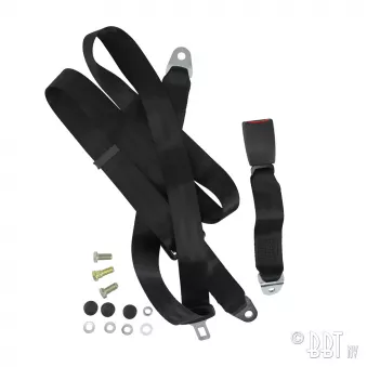 Ceinture de sécurité 3-points noir, avec conformité européene, A l'unité YOUNG PARTS