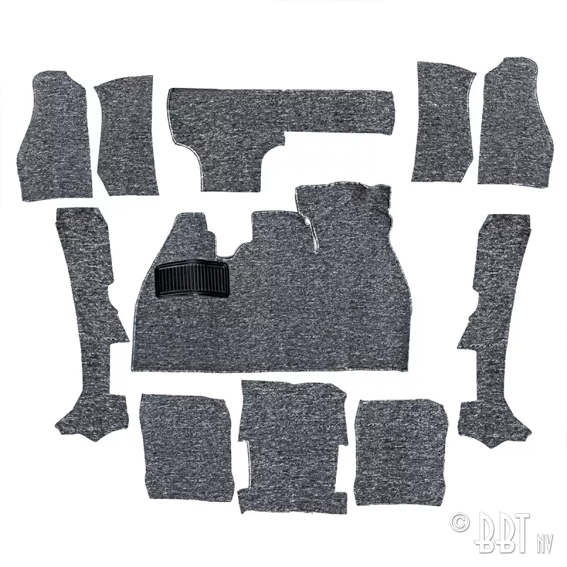 Kit moquette, Cox Cabriolet, gris YOUNG PARTS 0578
