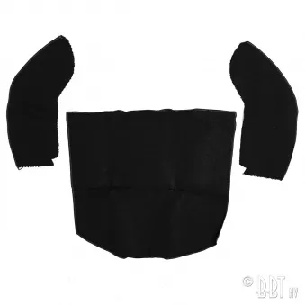Habillage de coffre arrière, Cox Cabriolet, noir YOUNG PARTS 0590