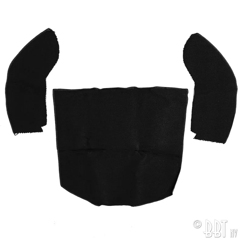 Habillage de coffre arrière, Cox Cabriolet, noir YOUNG PARTS 0590