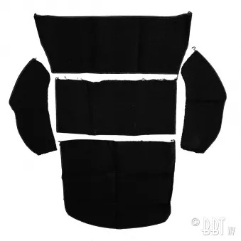 Habillage de coffre arrière, noir YOUNG PARTS 0594