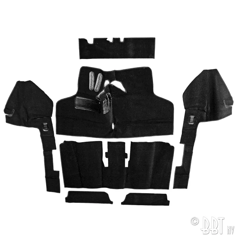 Kit moquette, Type 3, noir YOUNG PARTS 0595